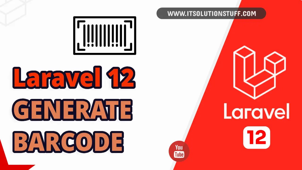 laravel 12 generate barcode