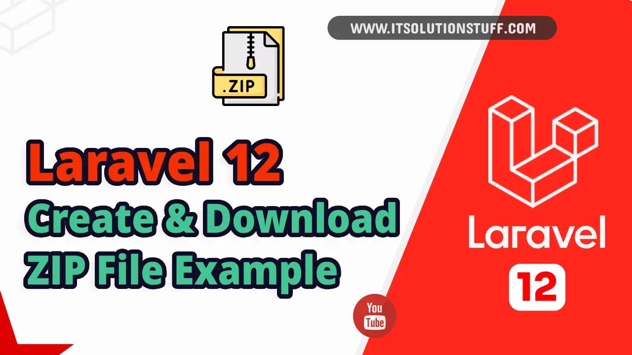 laravel 12 create zip file
